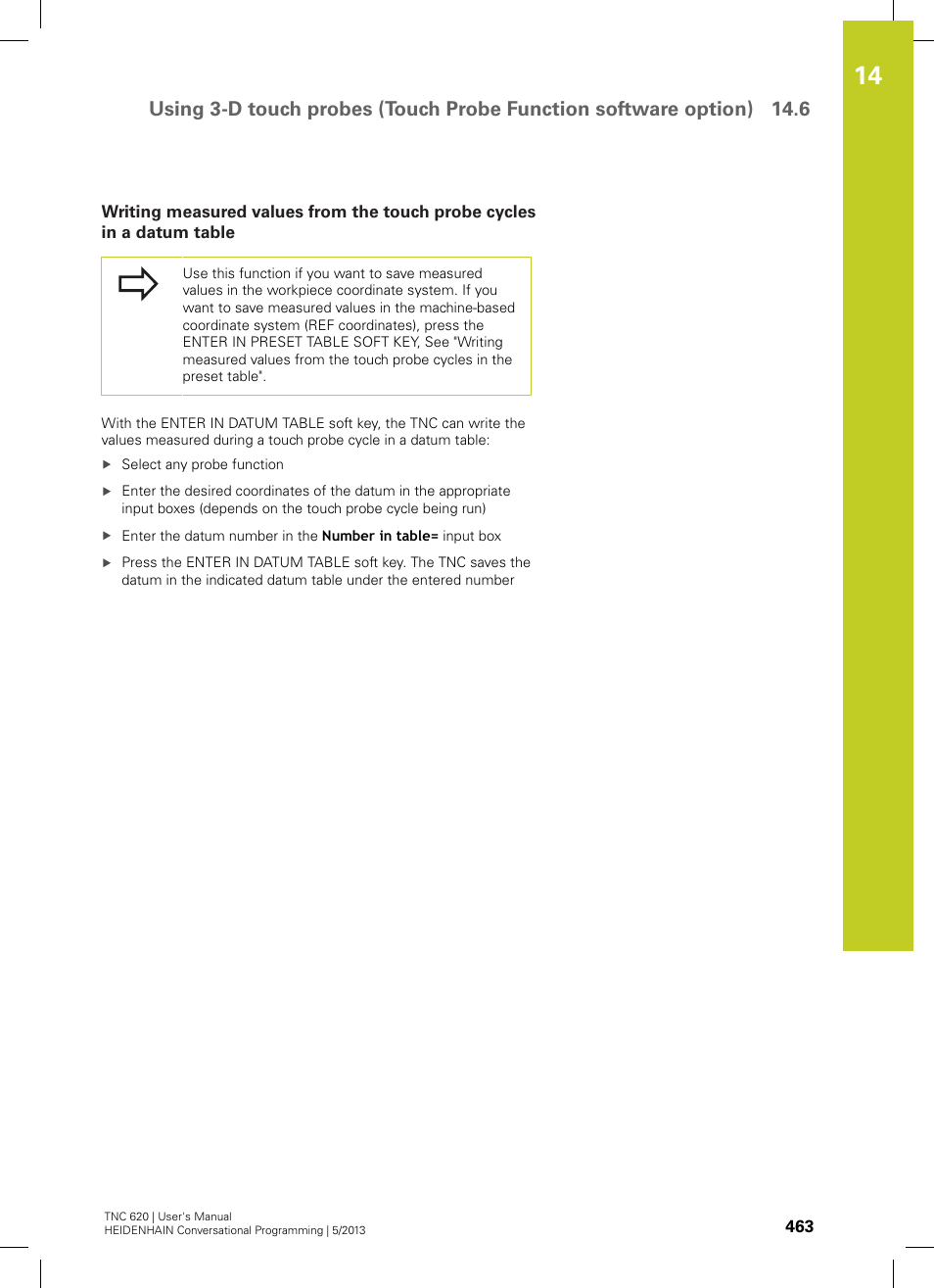 HEIDENHAIN TNC 620 (73498x-02) User Manual | Page 463 / 599