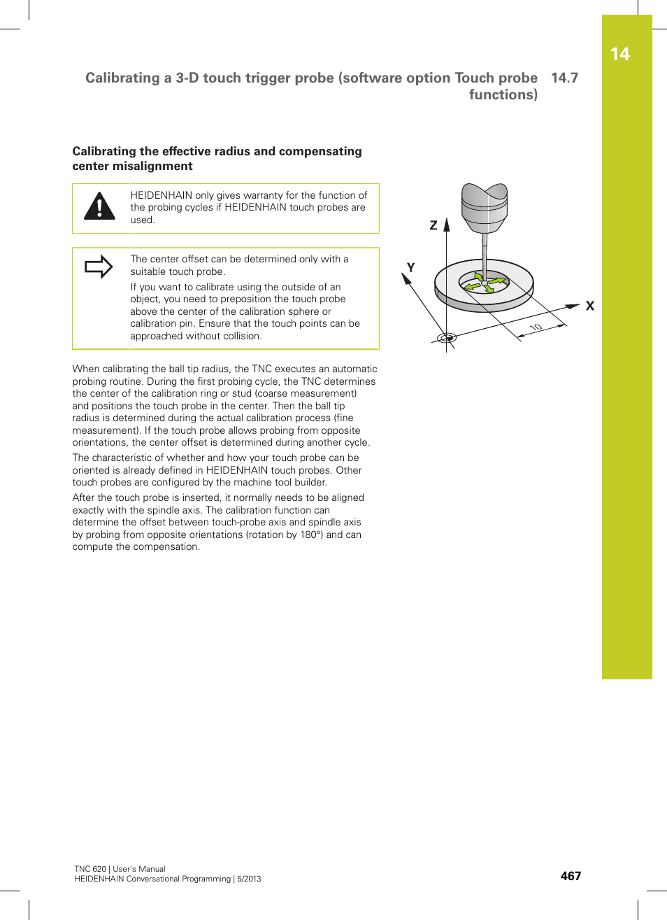 HEIDENHAIN TNC 620 (73498x-02) User Manual | Page 467 / 599