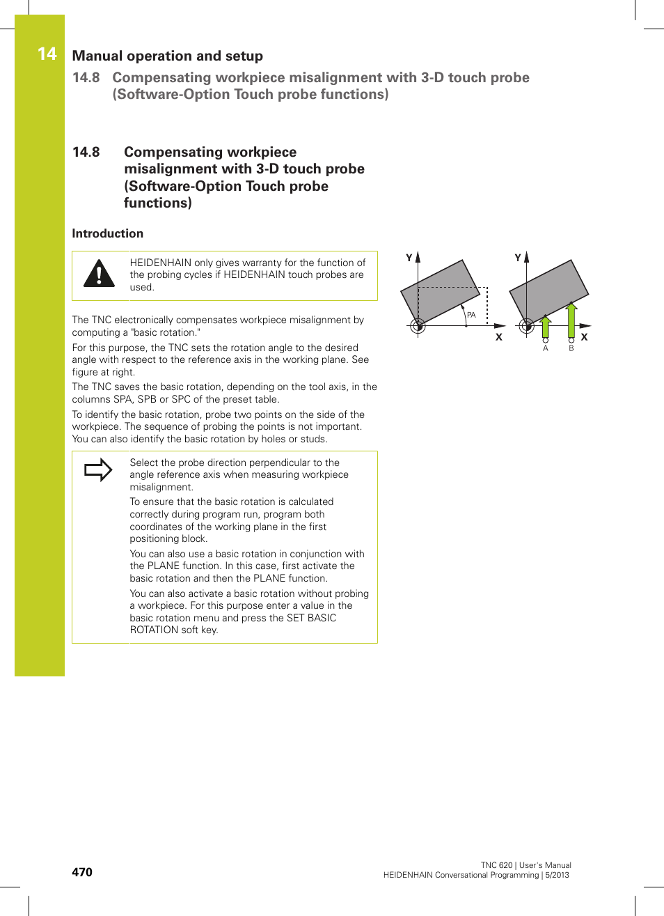 Introduction, Functions) | HEIDENHAIN TNC 620 (73498x-02) User Manual | Page 470 / 599