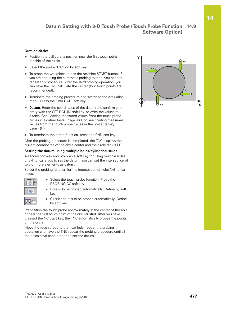 HEIDENHAIN TNC 620 (73498x-02) User Manual | Page 477 / 599