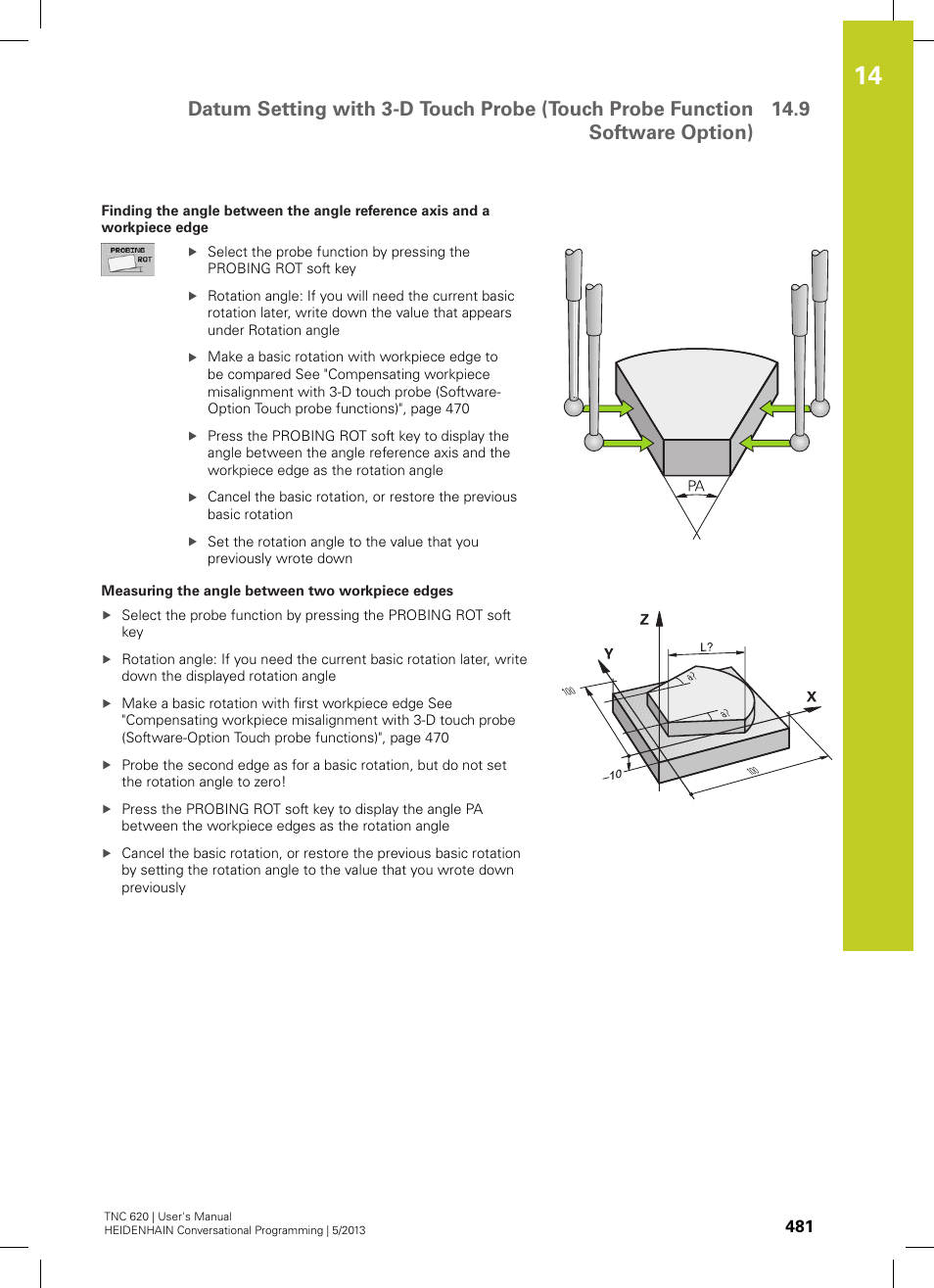 HEIDENHAIN TNC 620 (73498x-02) User Manual | Page 481 / 599