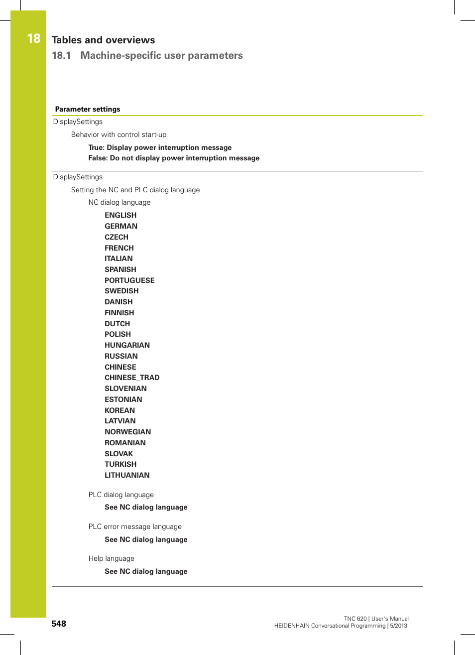 HEIDENHAIN TNC 620 (73498x-02) User Manual | Page 548 / 599