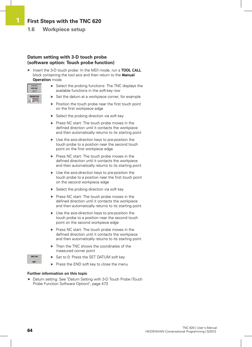 HEIDENHAIN TNC 620 (73498x-02) User Manual | Page 64 / 599