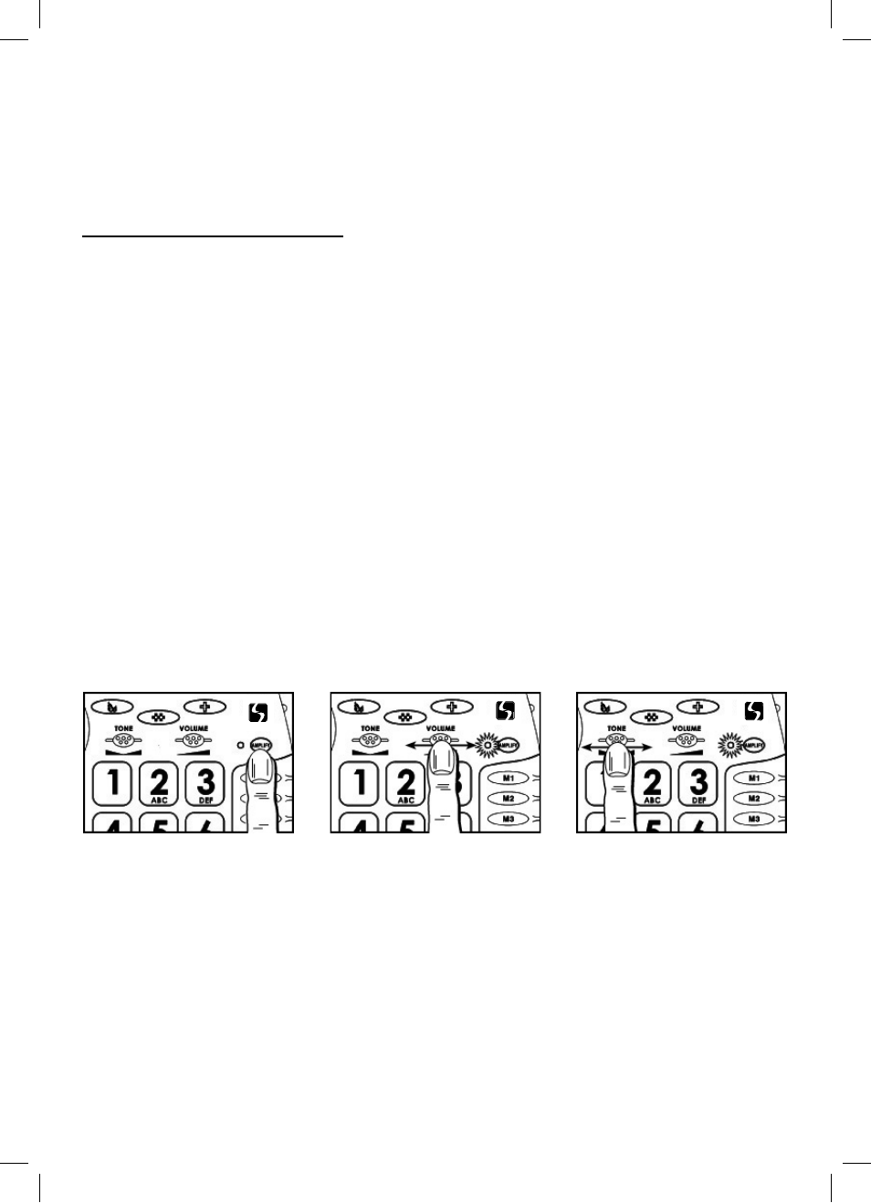 Using the amplification function | ClearSounds CSC50-ER User Manual | Page 23 / 124