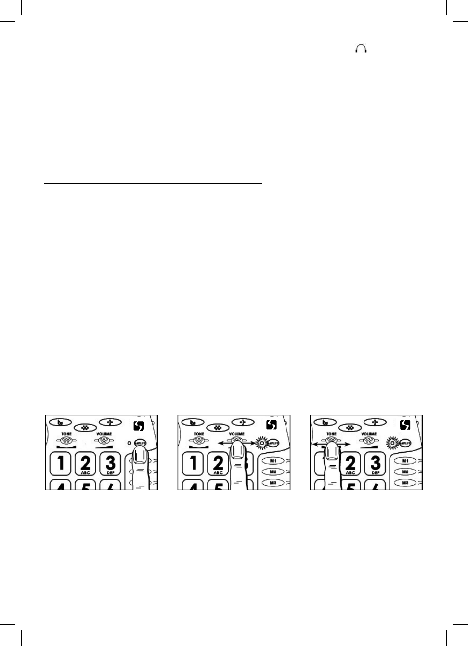 Utilisation de la fonction d’amplification | ClearSounds CSC50-ER User Manual | Page 64 / 124