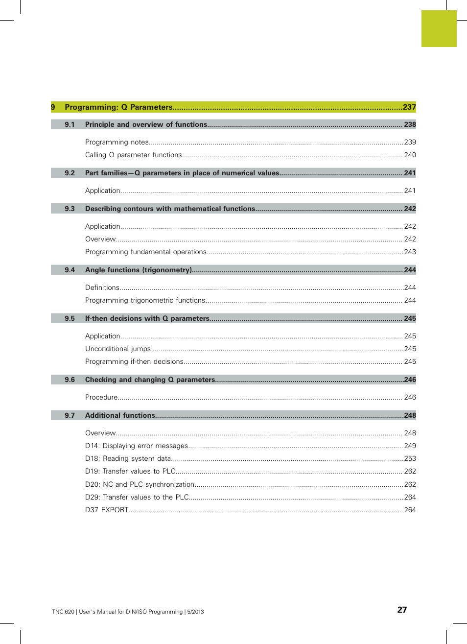 HEIDENHAIN TNC 620 (73498x-02) ISO programming User Manual | Page 27 / 557