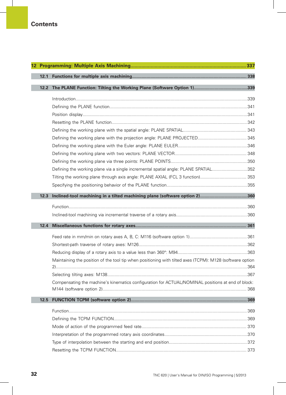 HEIDENHAIN TNC 620 (73498x-02) ISO programming User Manual | Page 32 / 557