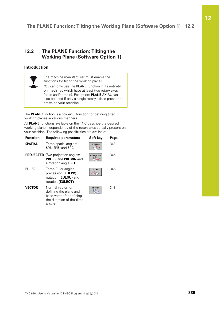 Introduction | HEIDENHAIN TNC 620 (73498x-02) ISO programming User Manual | Page 339 / 557
