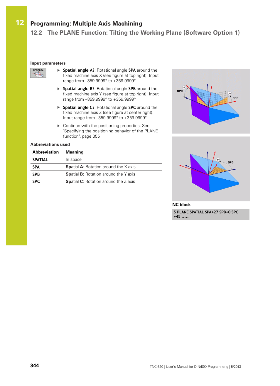HEIDENHAIN TNC 620 (73498x-02) ISO programming User Manual | Page 344 / 557