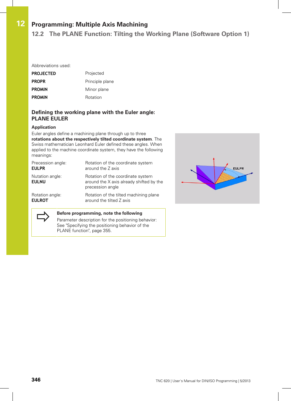 HEIDENHAIN TNC 620 (73498x-02) ISO programming User Manual | Page 346 / 557