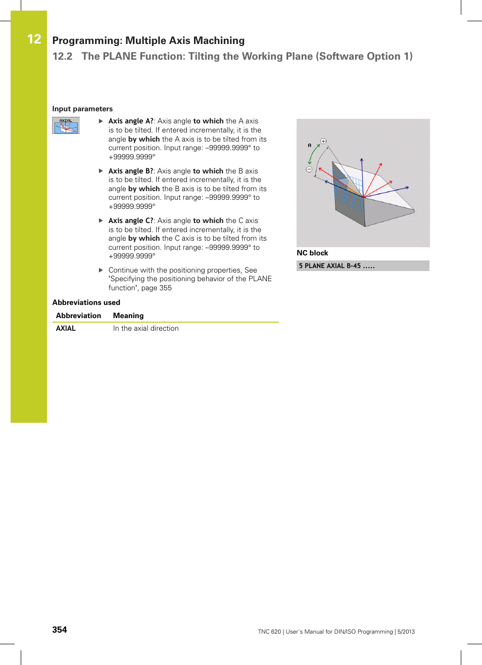 HEIDENHAIN TNC 620 (73498x-02) ISO programming User Manual | Page 354 / 557