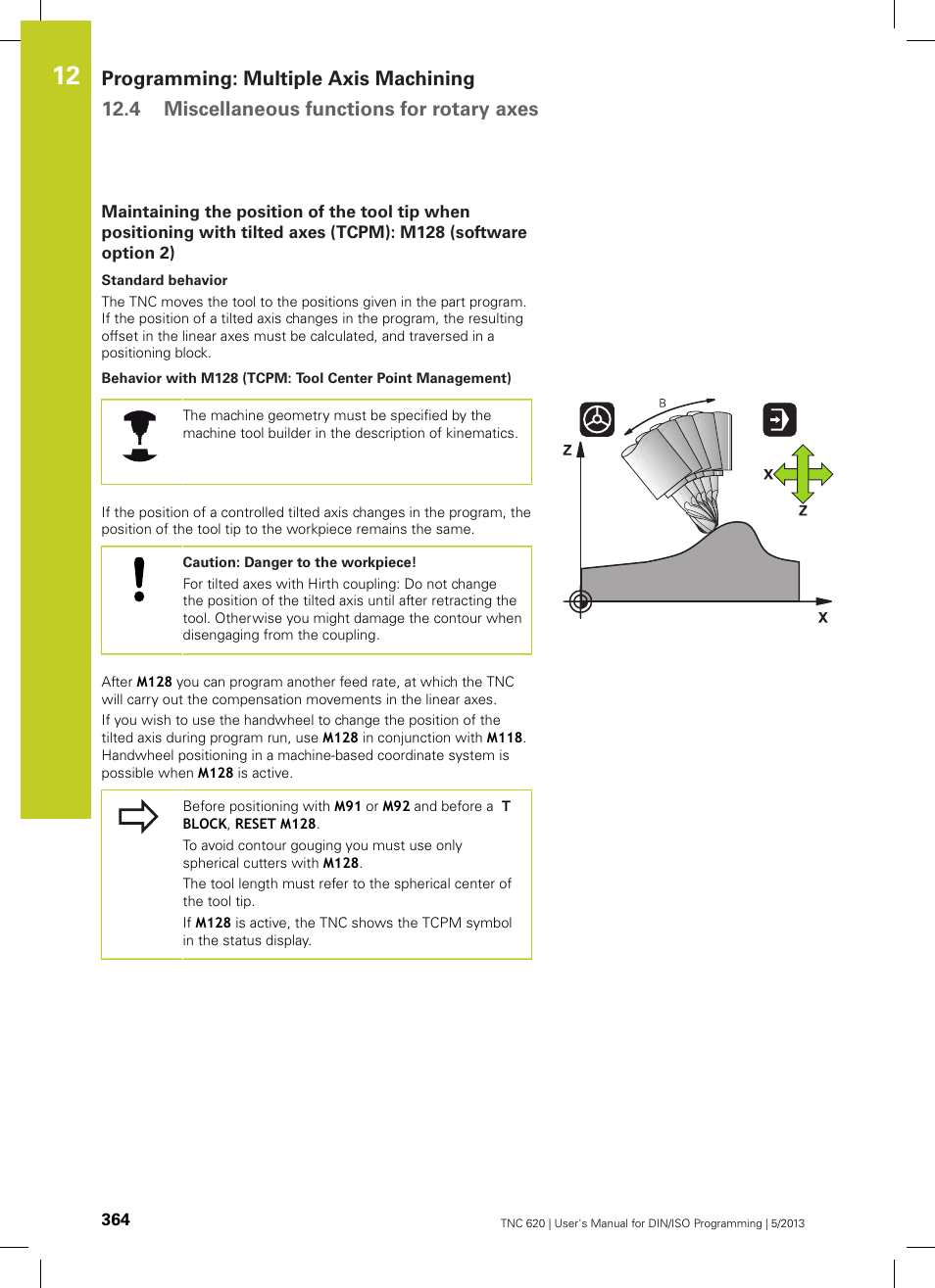 HEIDENHAIN TNC 620 (73498x-02) ISO programming User Manual | Page 364 / 557