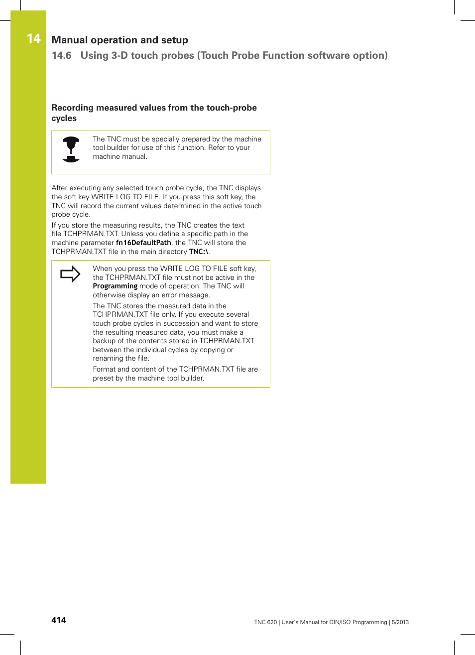 HEIDENHAIN TNC 620 (73498x-02) ISO programming User Manual | Page 414 / 557
