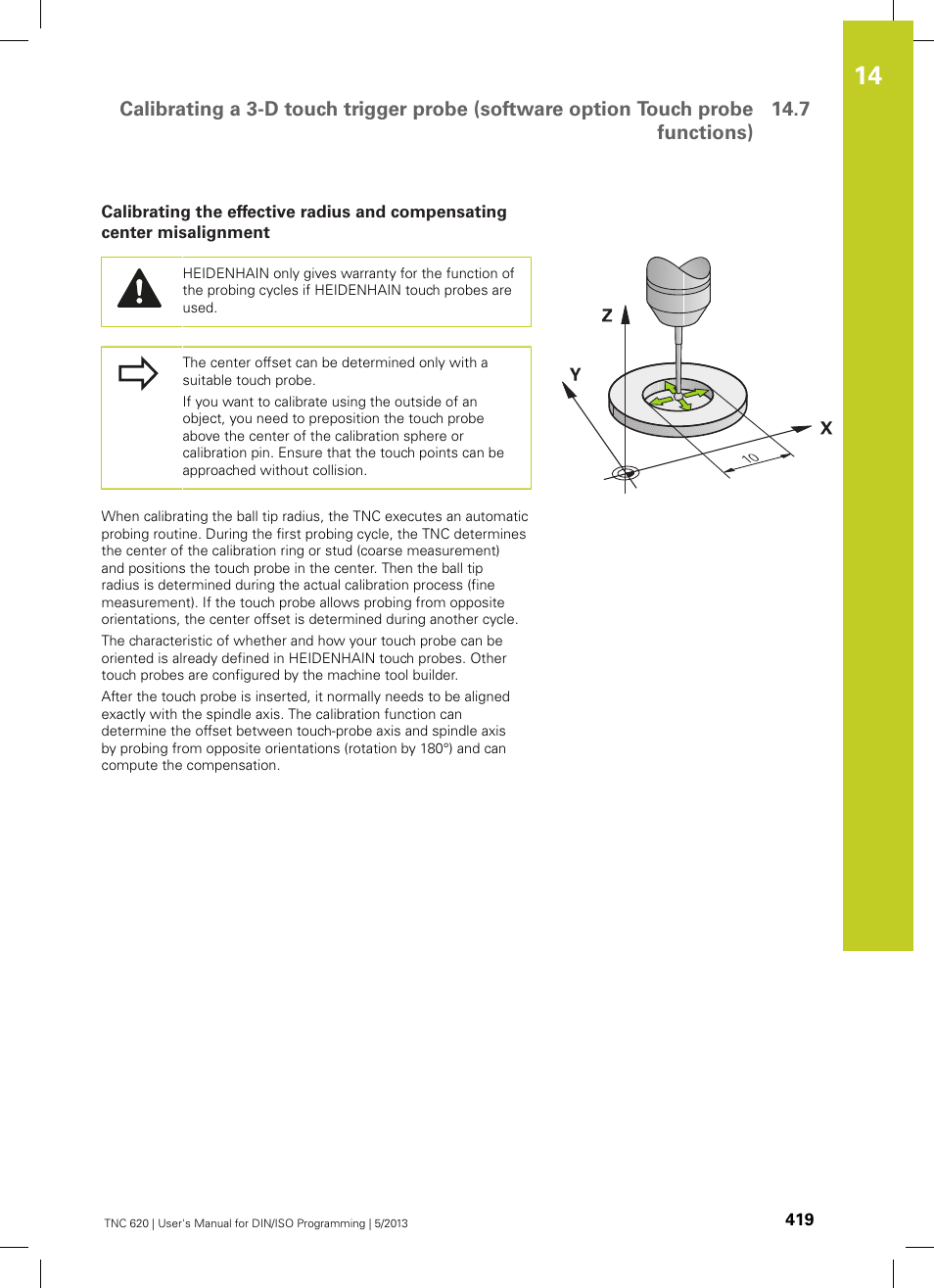 HEIDENHAIN TNC 620 (73498x-02) ISO programming User Manual | Page 419 / 557