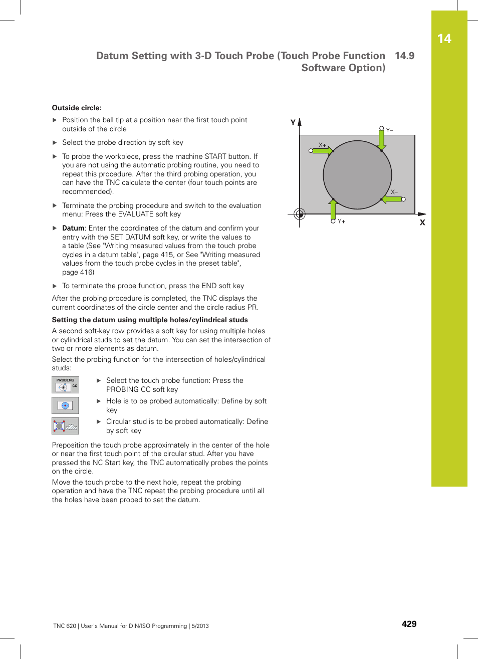 HEIDENHAIN TNC 620 (73498x-02) ISO programming User Manual | Page 429 / 557