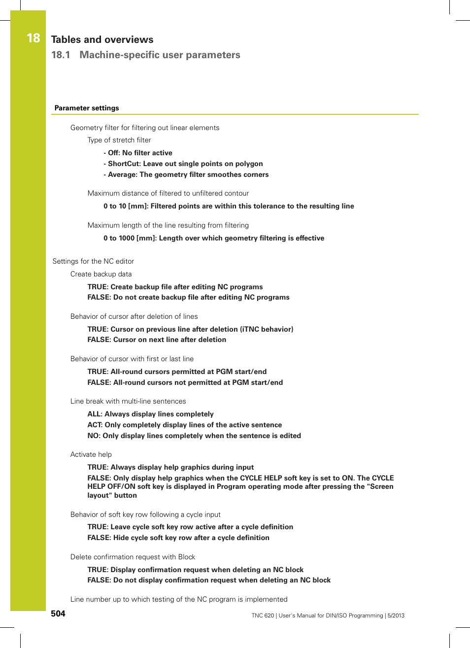 HEIDENHAIN TNC 620 (73498x-02) ISO programming User Manual | Page 504 / 557