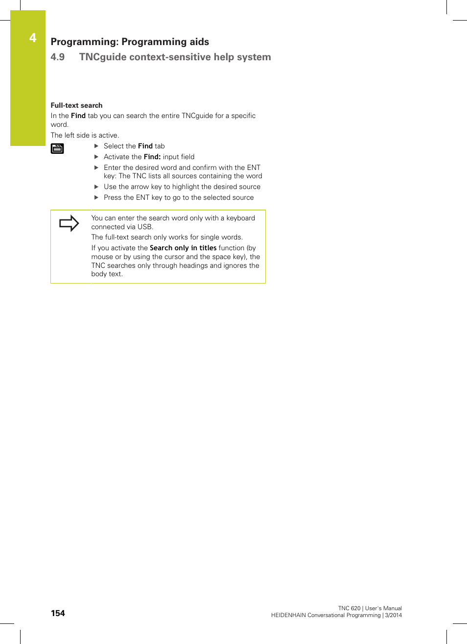 HEIDENHAIN TNC 620 (81760x-01) User Manual | Page 154 / 616