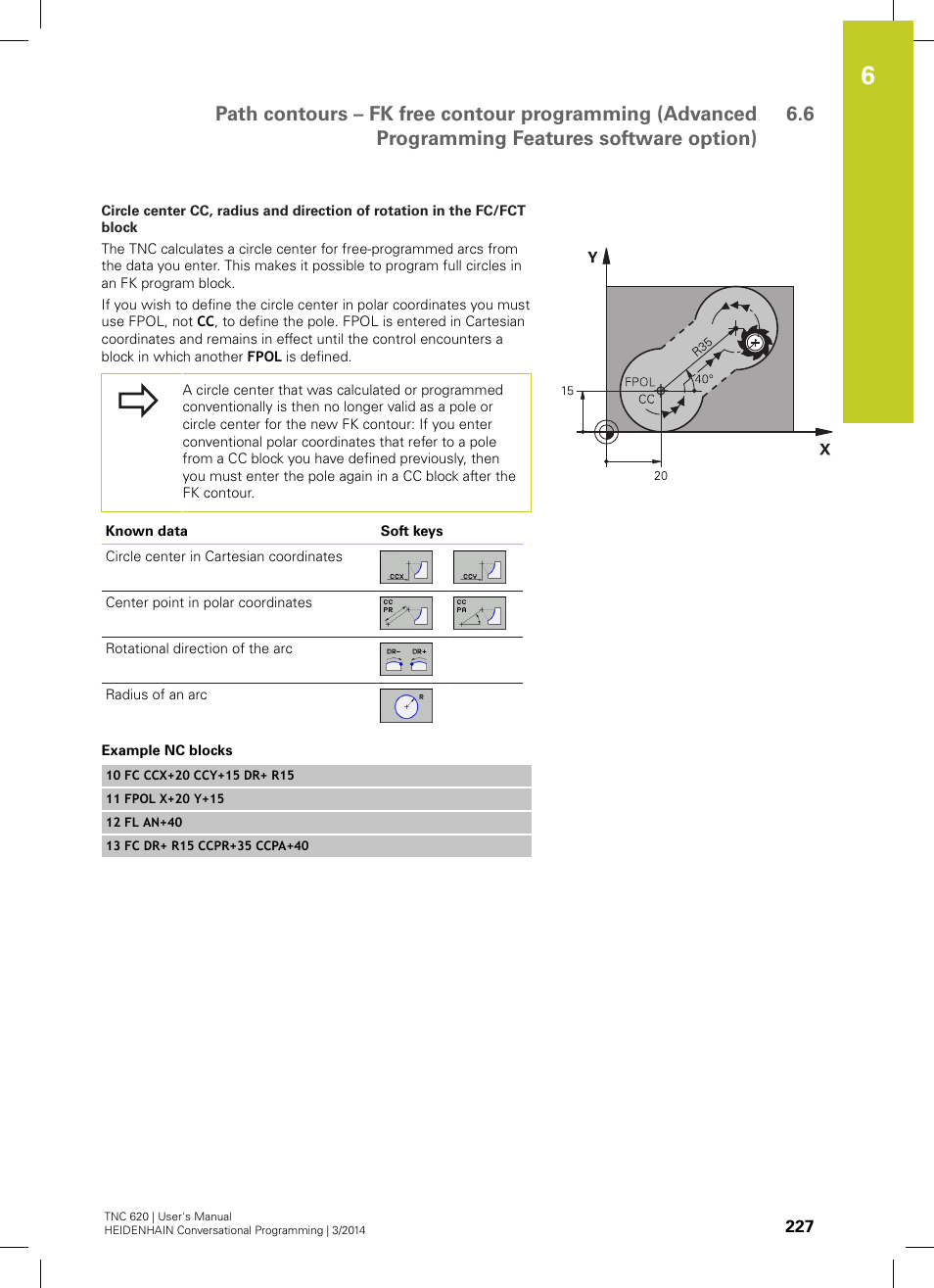 HEIDENHAIN TNC 620 (81760x-01) User Manual | Page 227 / 616