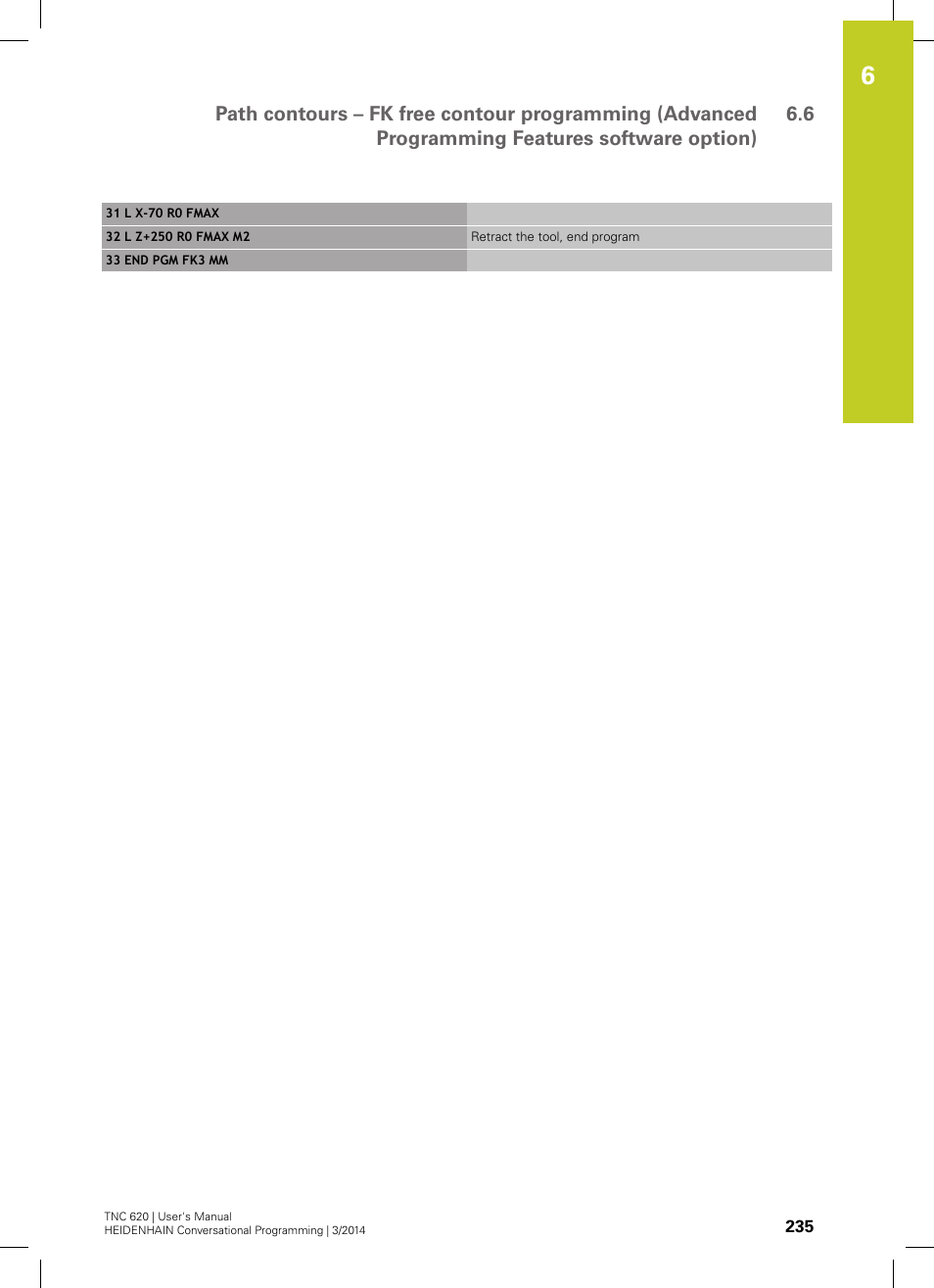 HEIDENHAIN TNC 620 (81760x-01) User Manual | Page 235 / 616