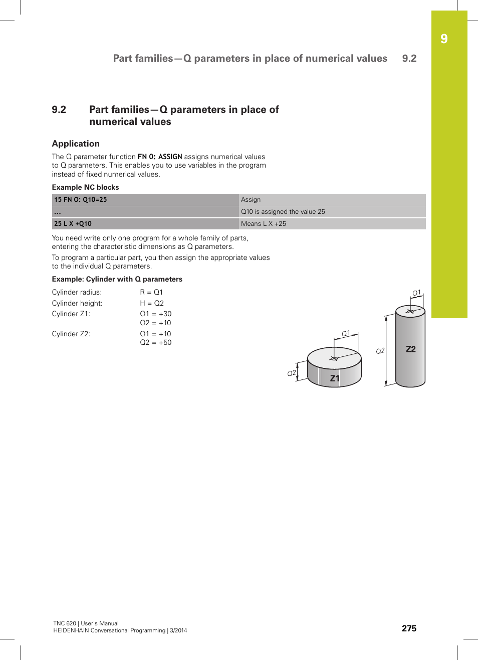 Application | HEIDENHAIN TNC 620 (81760x-01) User Manual | Page 275 / 616