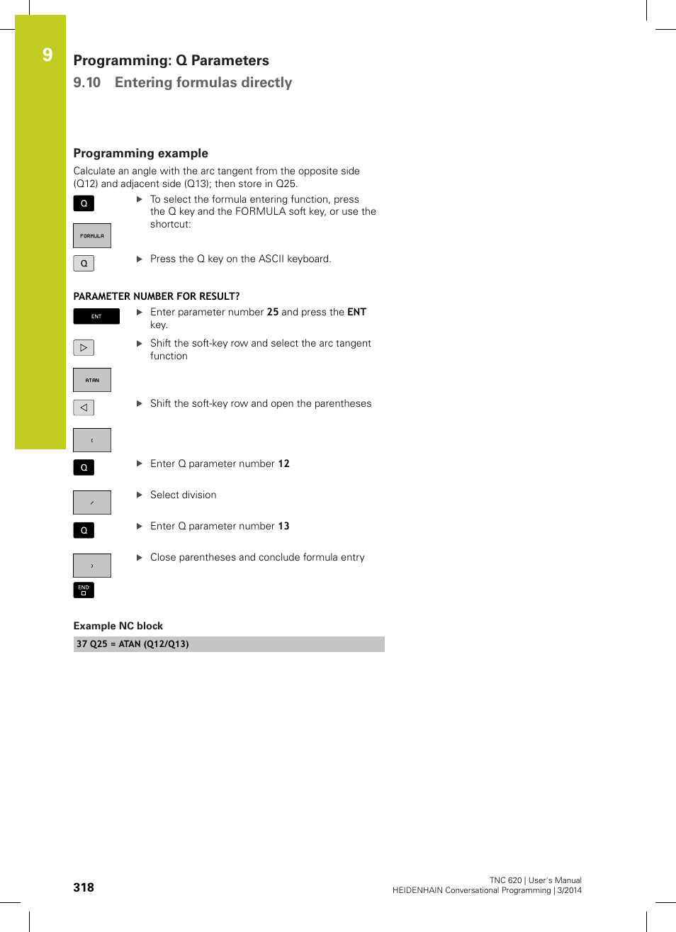 Programming example | HEIDENHAIN TNC 620 (81760x-01) User Manual | Page 318 / 616