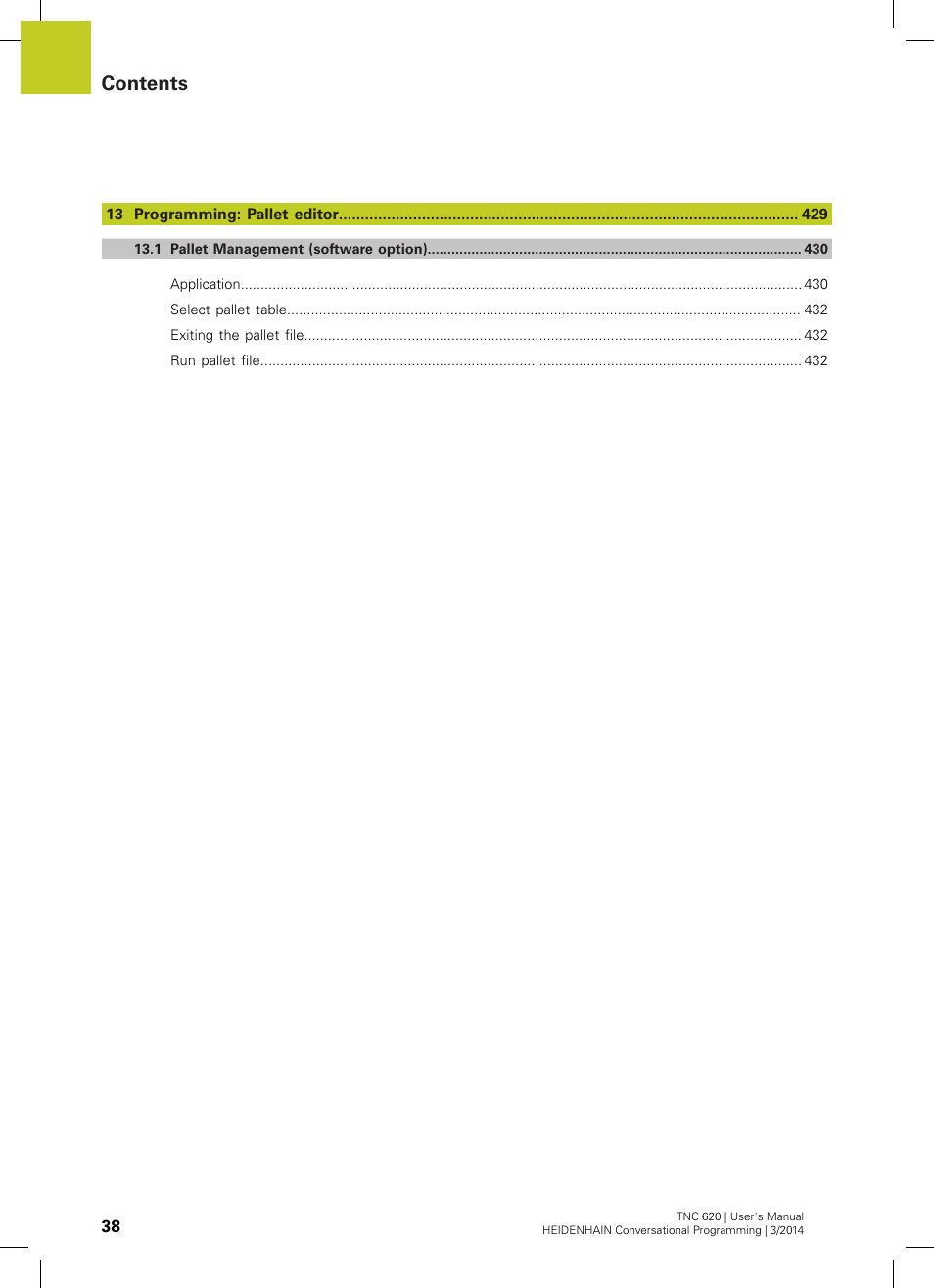 HEIDENHAIN TNC 620 (81760x-01) User Manual | Page 38 / 616