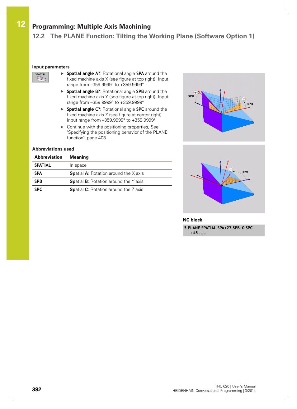 HEIDENHAIN TNC 620 (81760x-01) User Manual | Page 392 / 616