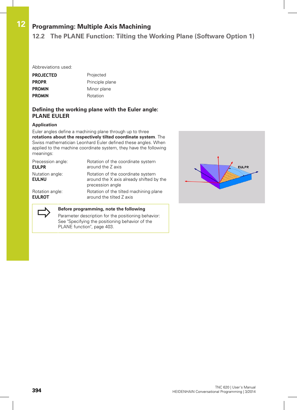 HEIDENHAIN TNC 620 (81760x-01) User Manual | Page 394 / 616