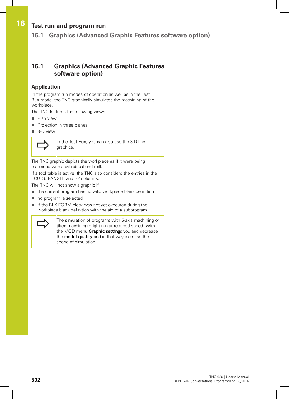 Application | HEIDENHAIN TNC 620 (81760x-01) User Manual | Page 502 / 616