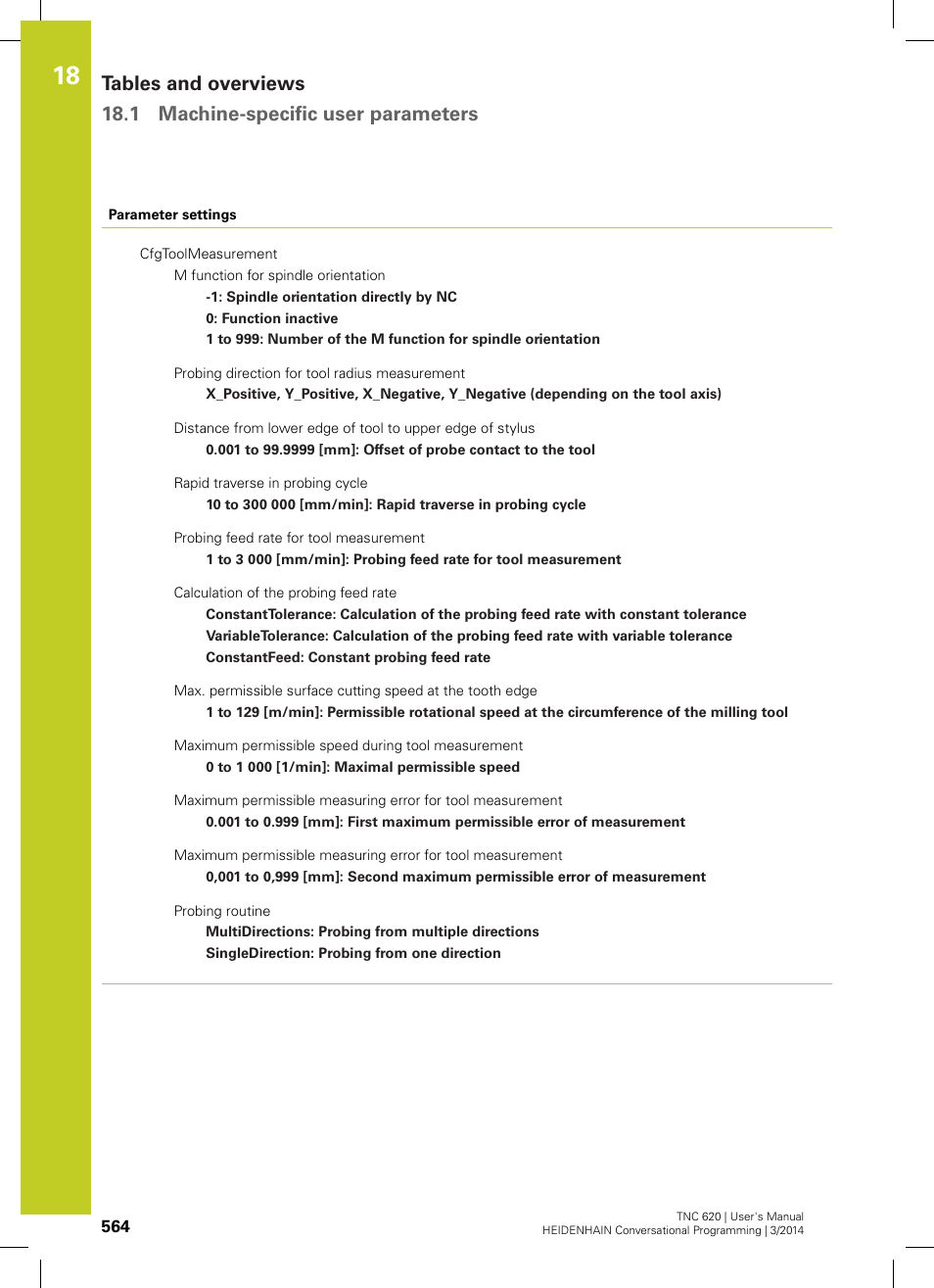 HEIDENHAIN TNC 620 (81760x-01) User Manual | Page 564 / 616