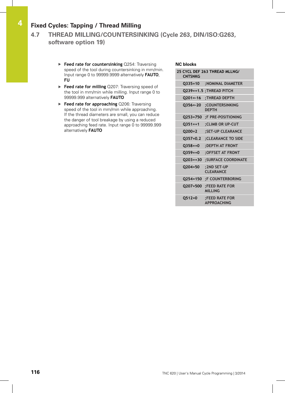 HEIDENHAIN TNC 620 (81760x-01) Cycle programming User Manual | Page 116 / 488