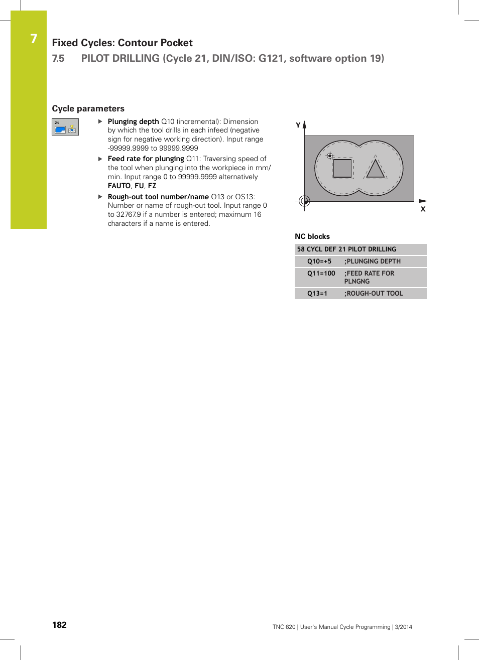 Cycle parameters | HEIDENHAIN TNC 620 (81760x-01) Cycle programming User Manual | Page 182 / 488