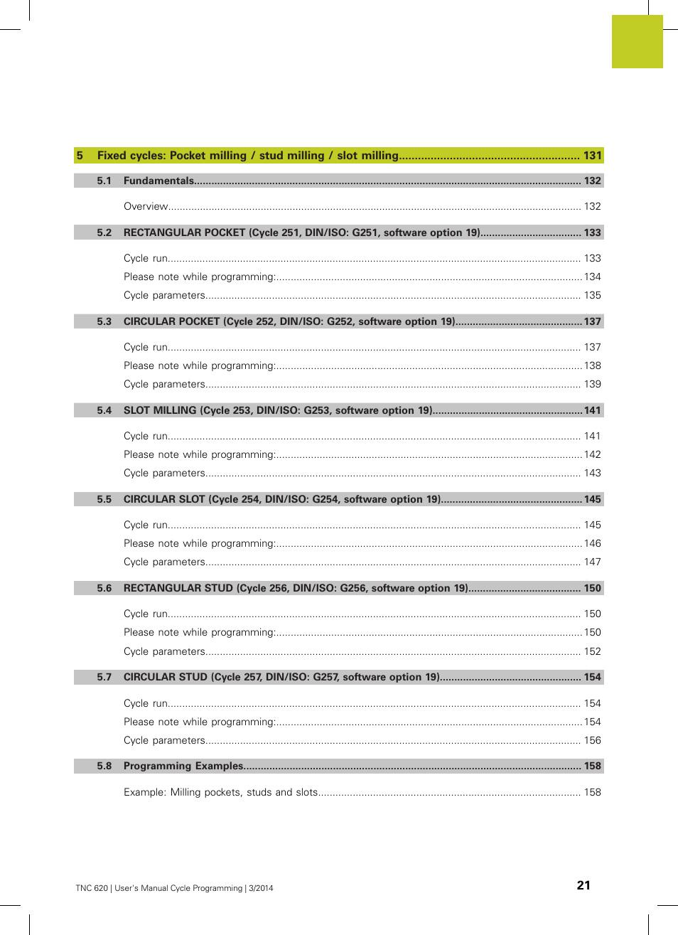 HEIDENHAIN TNC 620 (81760x-01) Cycle programming User Manual | Page 21 / 488