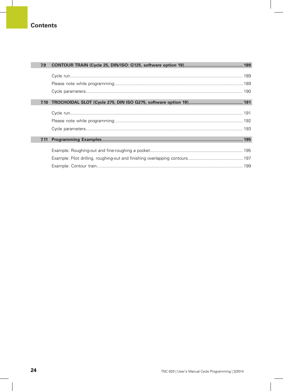 HEIDENHAIN TNC 620 (81760x-01) Cycle programming User Manual | Page 24 / 488