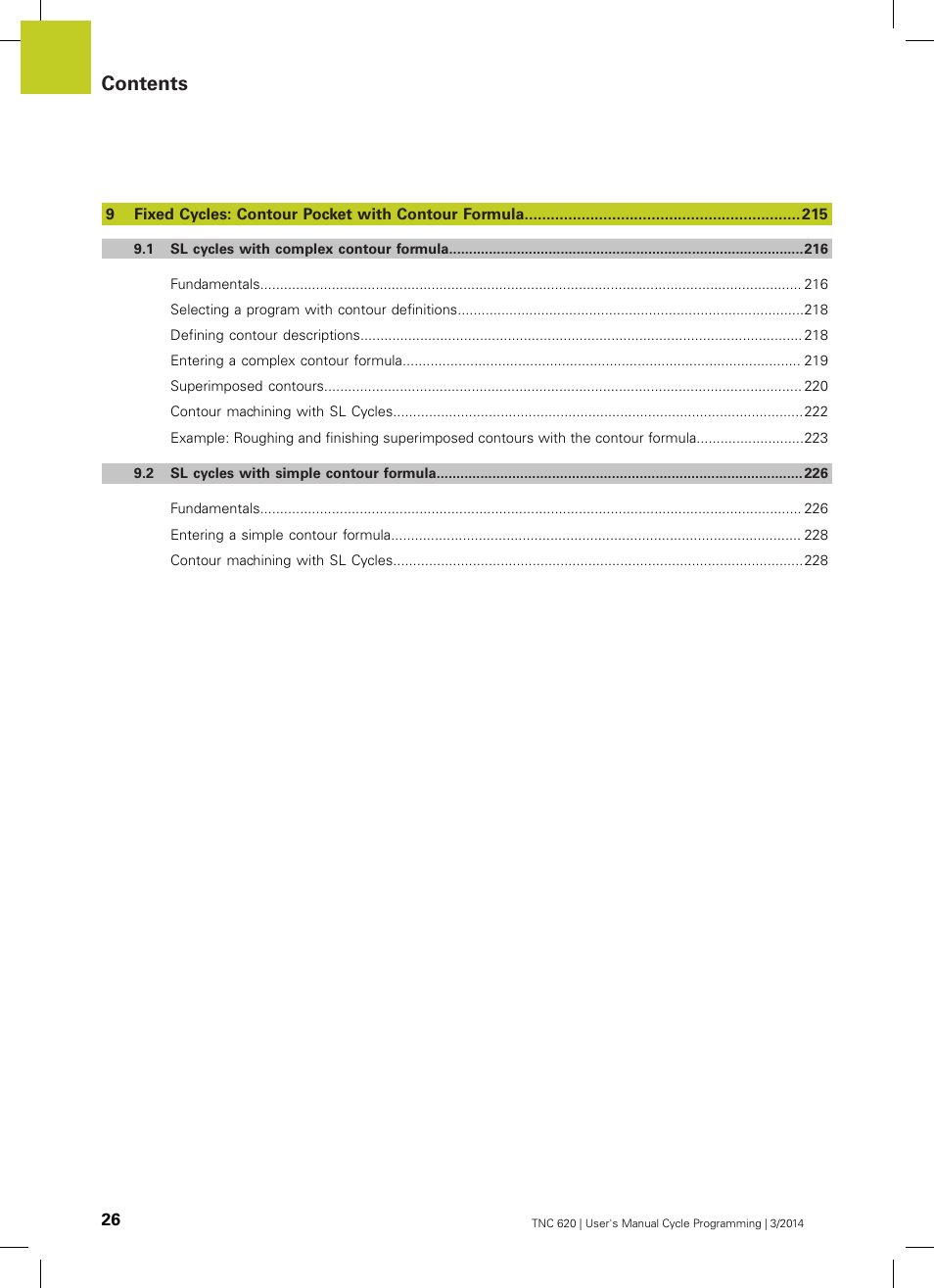 HEIDENHAIN TNC 620 (81760x-01) Cycle programming User Manual | Page 26 / 488