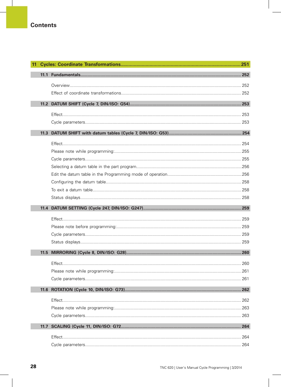 HEIDENHAIN TNC 620 (81760x-01) Cycle programming User Manual | Page 28 / 488