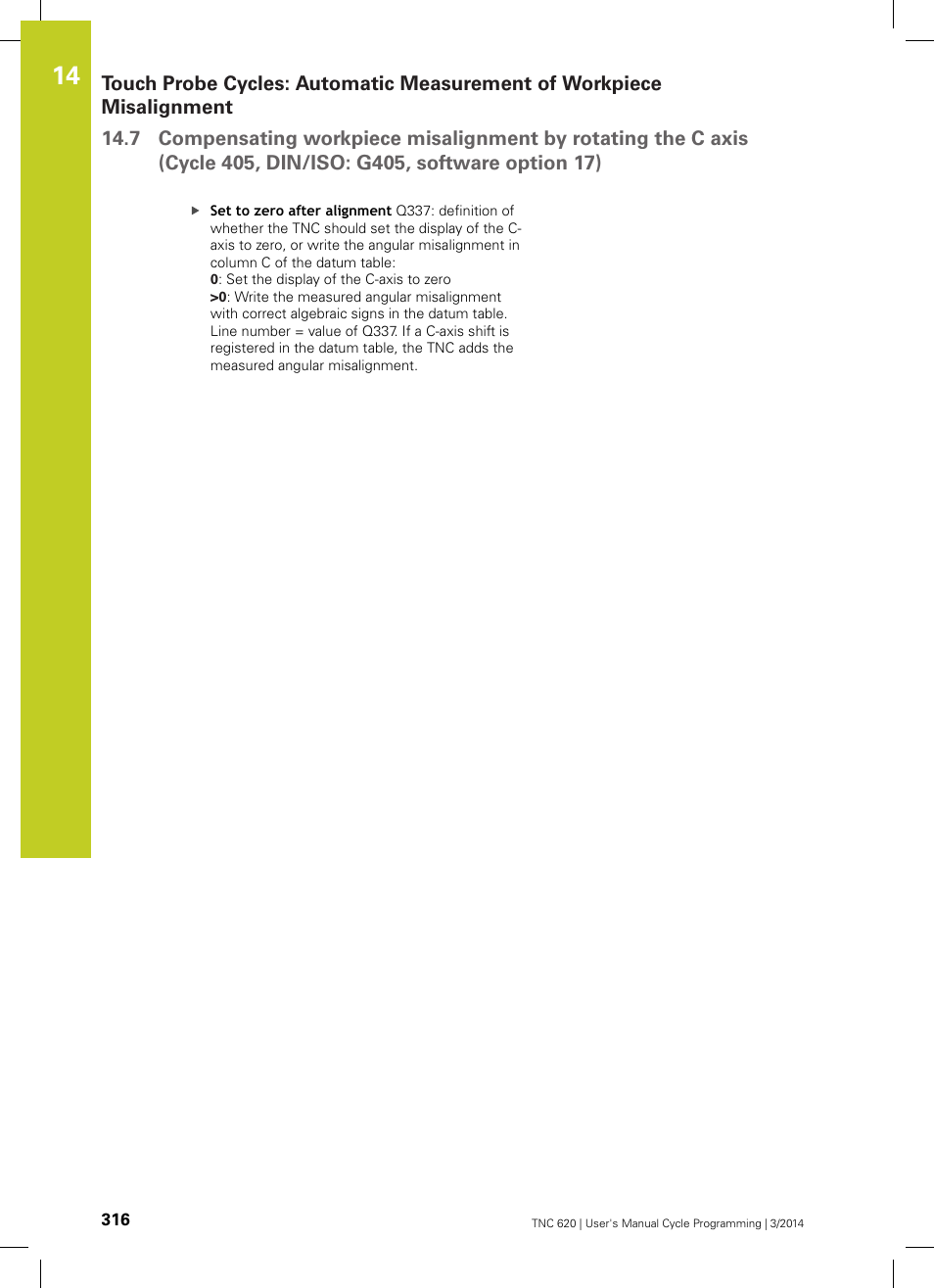 HEIDENHAIN TNC 620 (81760x-01) Cycle programming User Manual | Page 316 / 488