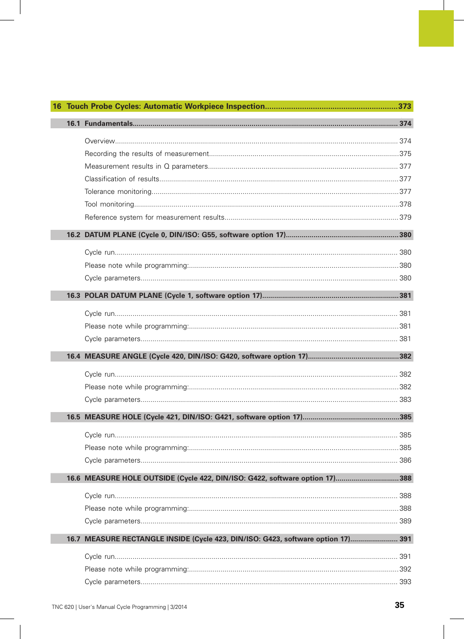 HEIDENHAIN TNC 620 (81760x-01) Cycle programming User Manual | Page 35 / 488