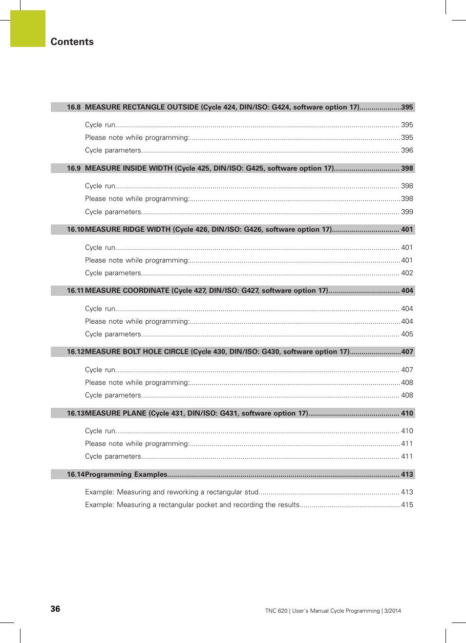 HEIDENHAIN TNC 620 (81760x-01) Cycle programming User Manual | Page 36 / 488