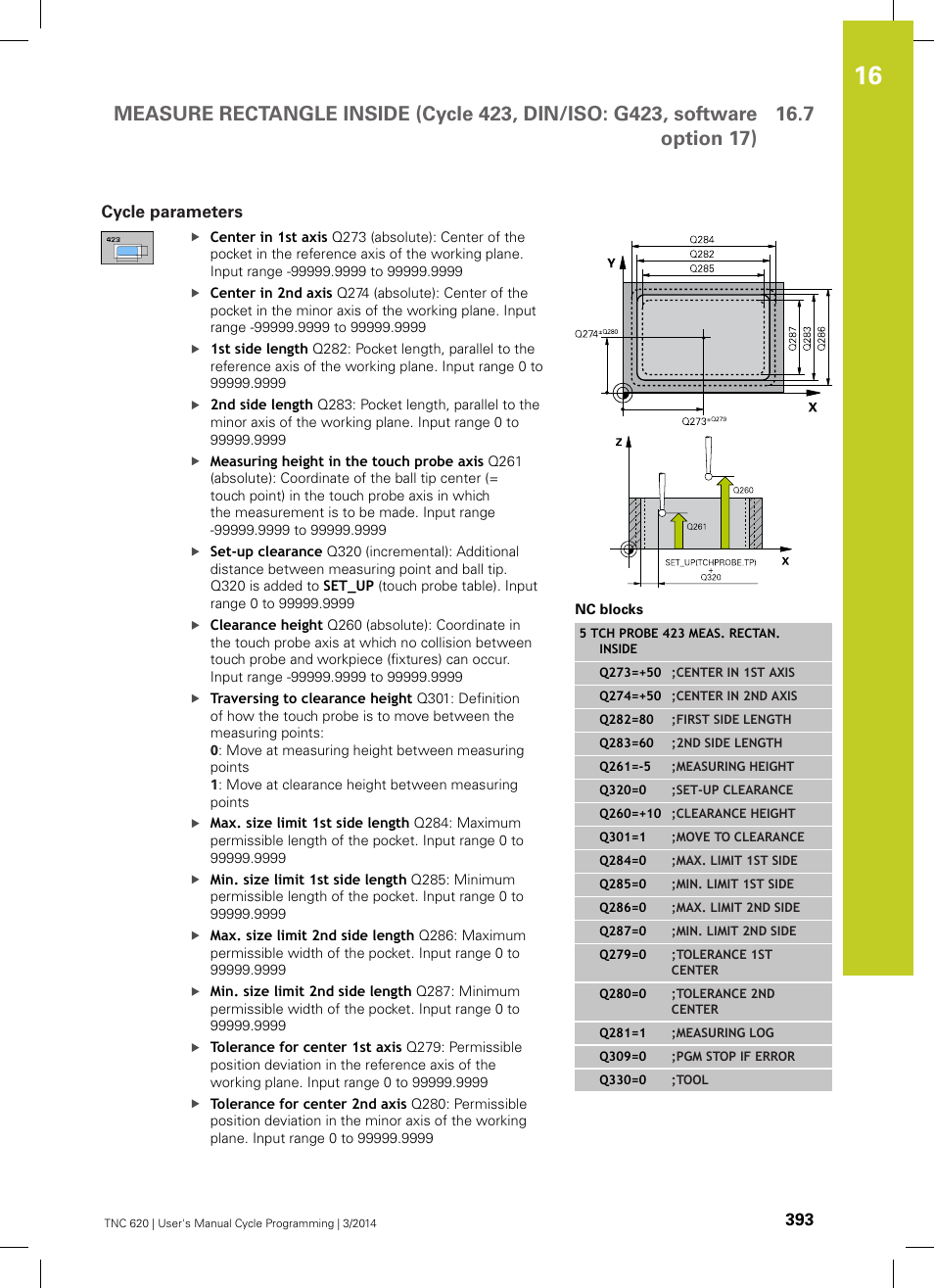 Cycle parameters | HEIDENHAIN TNC 620 (81760x-01) Cycle programming User Manual | Page 393 / 488