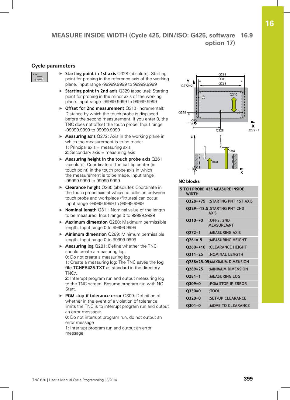 Cycle parameters | HEIDENHAIN TNC 620 (81760x-01) Cycle programming User Manual | Page 399 / 488