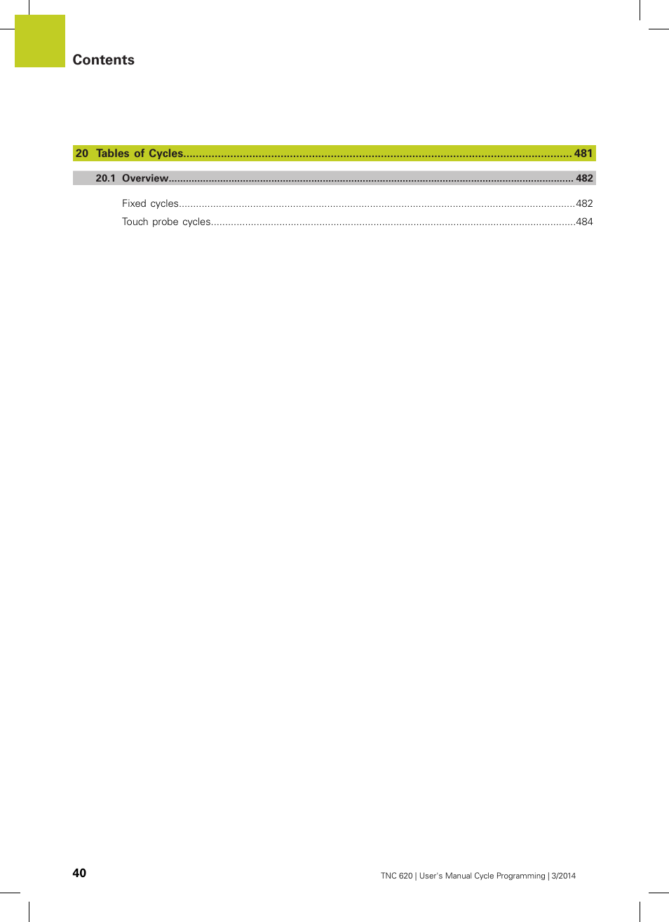HEIDENHAIN TNC 620 (81760x-01) Cycle programming User Manual | Page 40 / 488