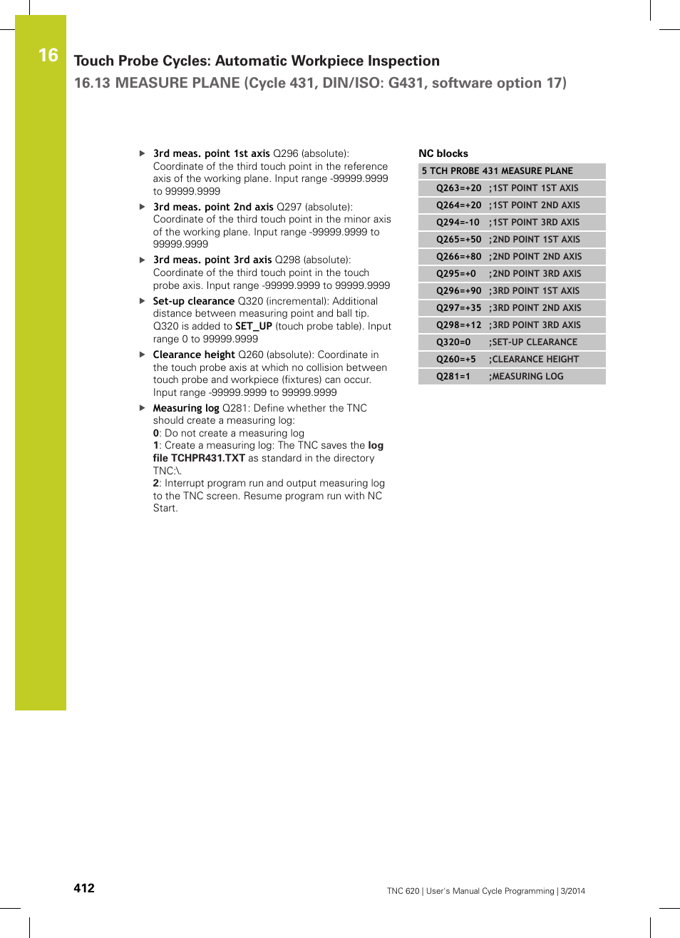 HEIDENHAIN TNC 620 (81760x-01) Cycle programming User Manual | Page 412 / 488