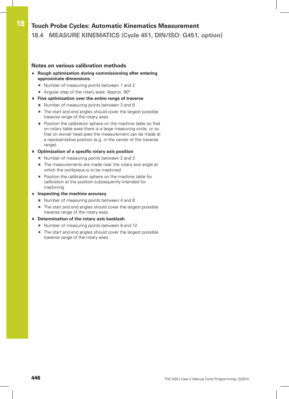 Notes on various calibration methods | HEIDENHAIN TNC 620 (81760x-01) Cycle programming User Manual | Page 446 / 488