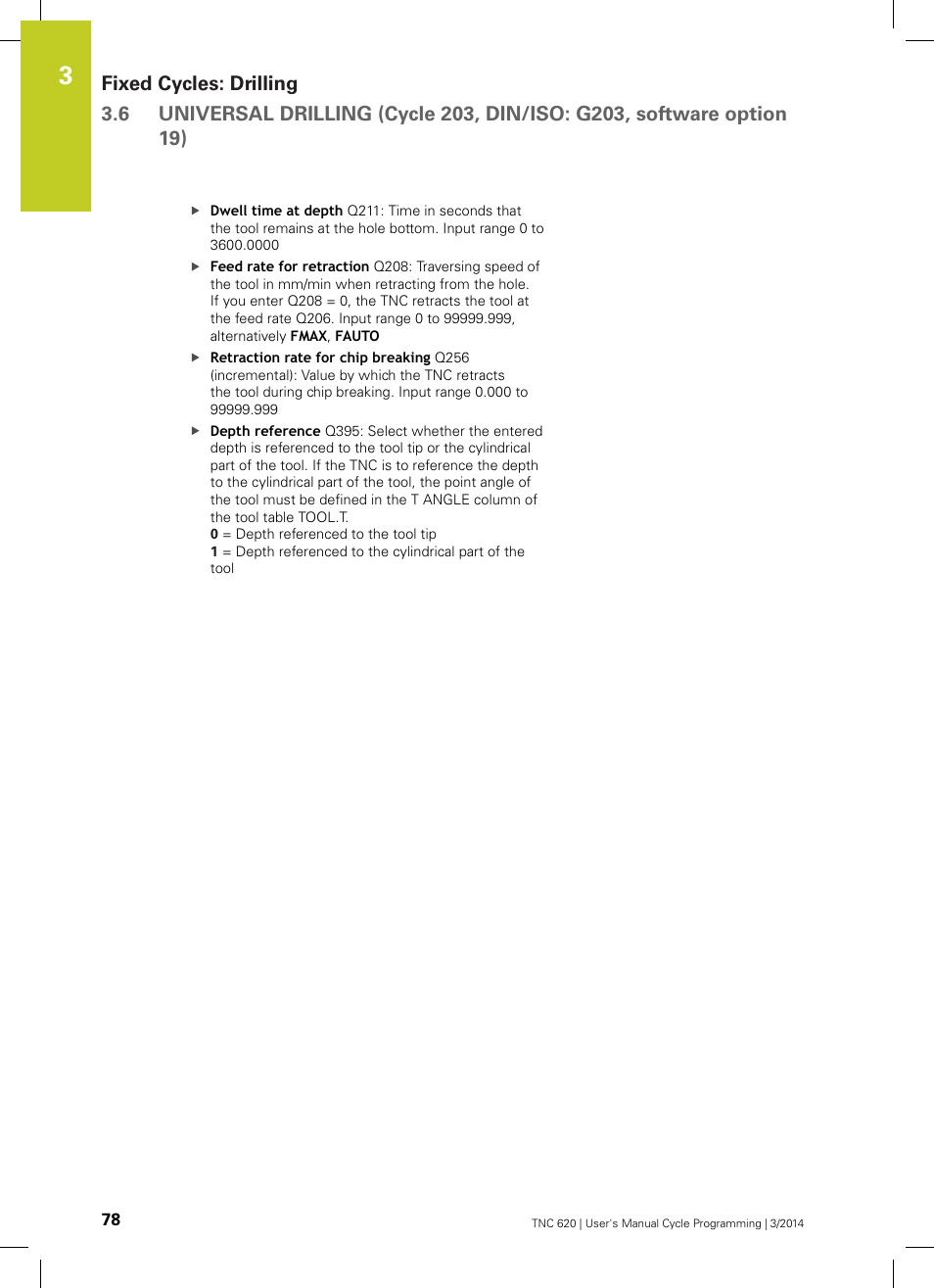 HEIDENHAIN TNC 620 (81760x-01) Cycle programming User Manual | Page 78 / 488