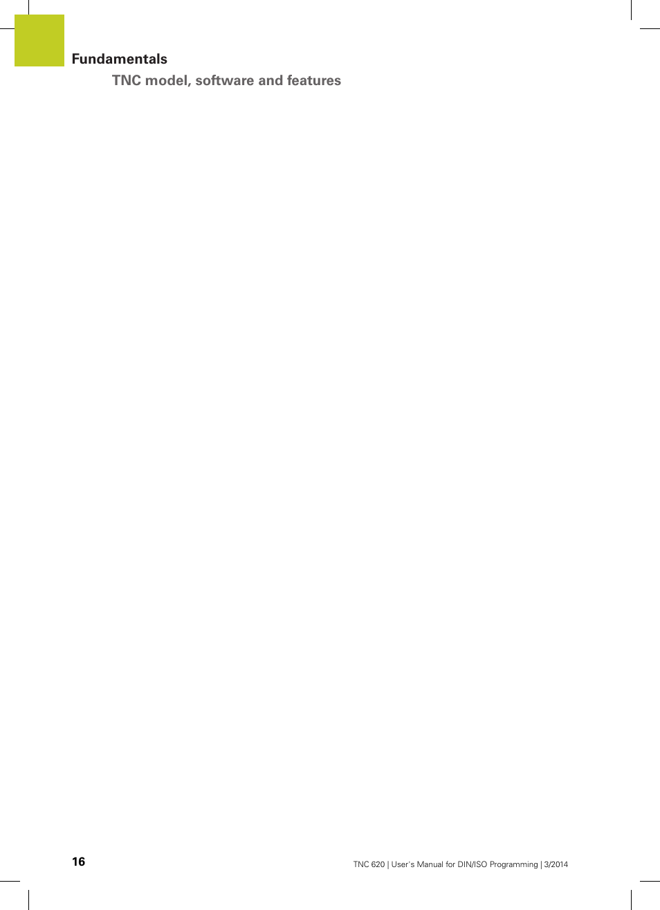 HEIDENHAIN TNC 620 (81760x-01) ISO programming User Manual | Page 16 / 584