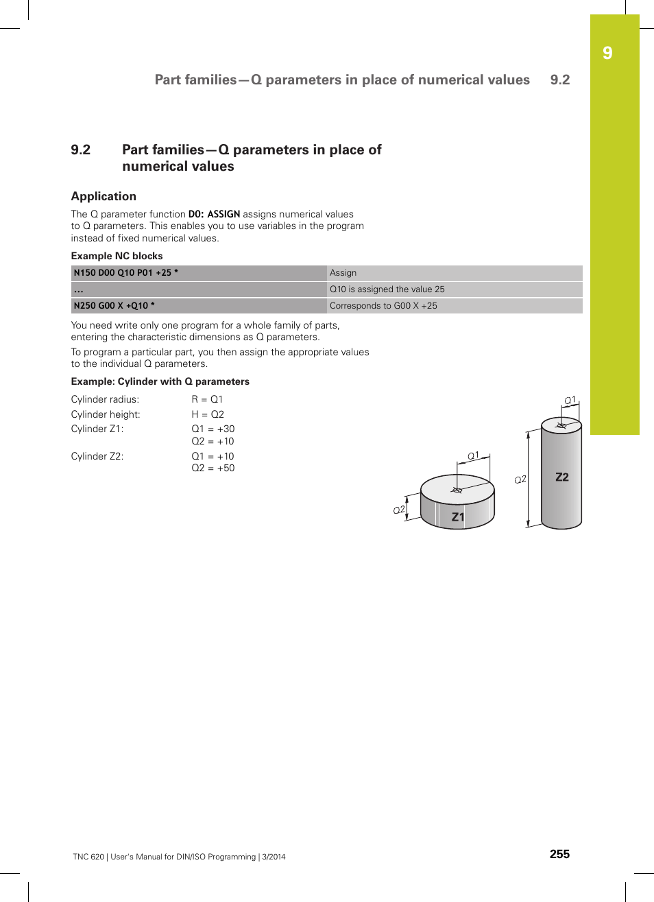 Application | HEIDENHAIN TNC 620 (81760x-01) ISO programming User Manual | Page 255 / 584