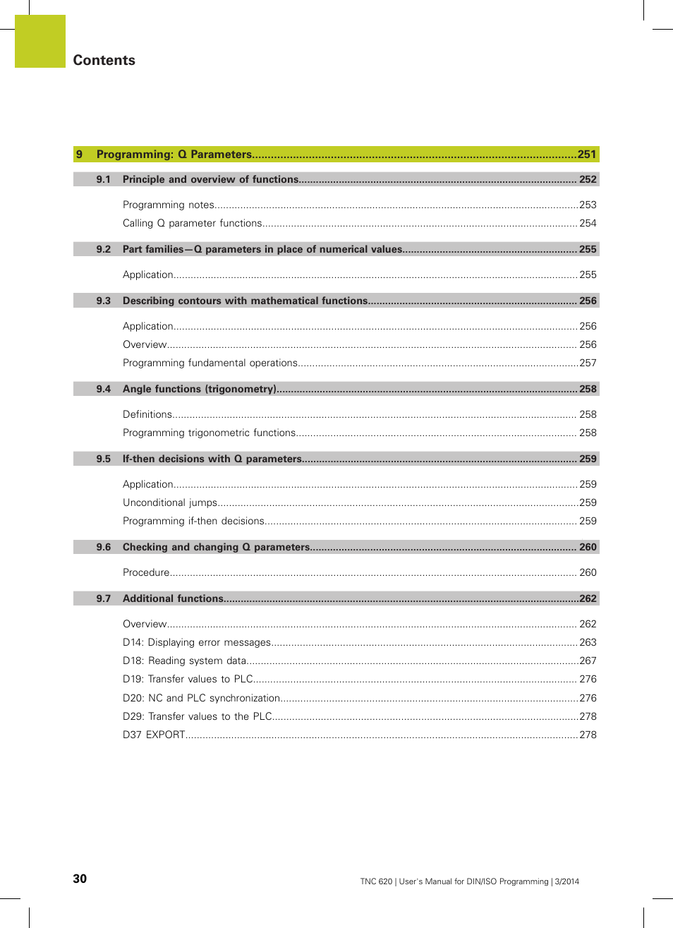 HEIDENHAIN TNC 620 (81760x-01) ISO programming User Manual | Page 30 / 584
