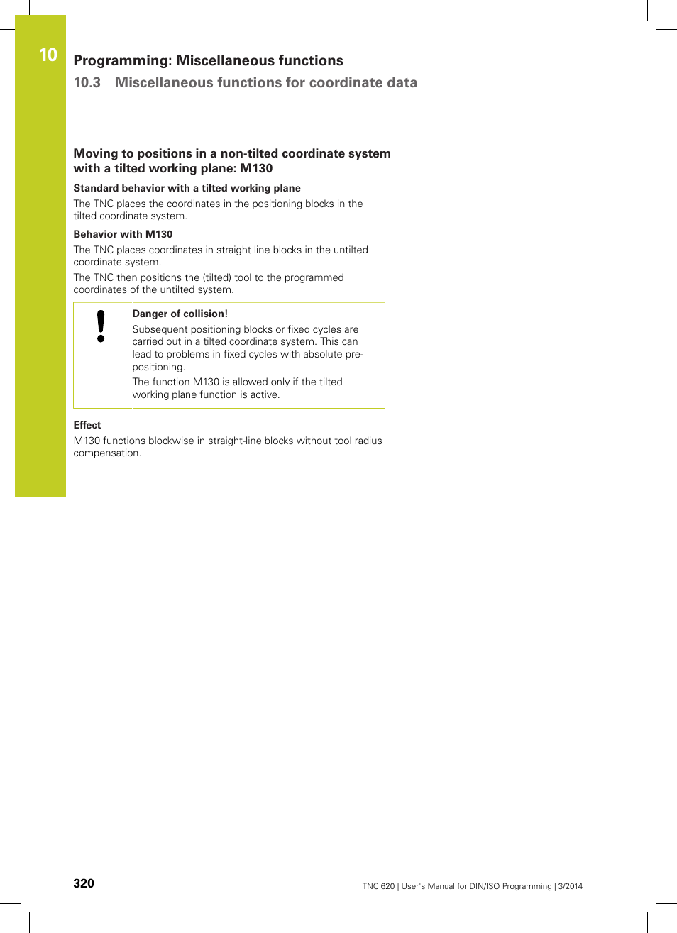 HEIDENHAIN TNC 620 (81760x-01) ISO programming User Manual | Page 320 / 584