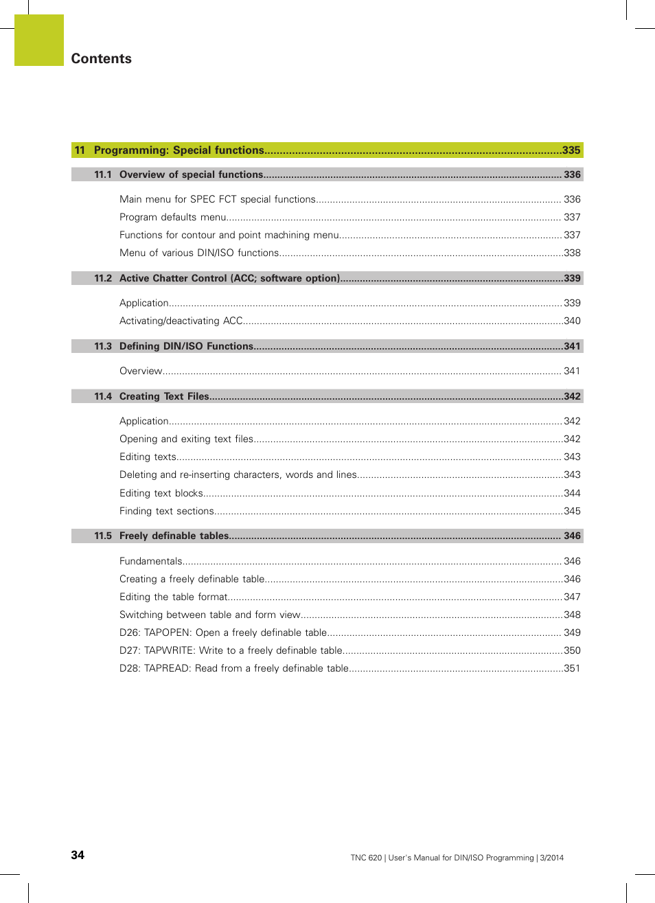 HEIDENHAIN TNC 620 (81760x-01) ISO programming User Manual | Page 34 / 584